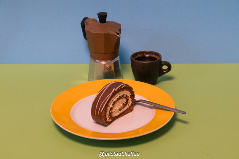 Brown Espresso & Chocolate Roulade