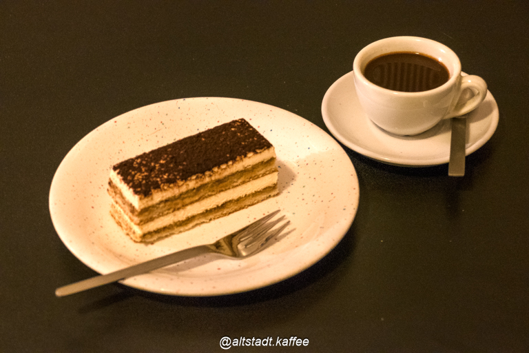 Espresso with Tiramisu Cake