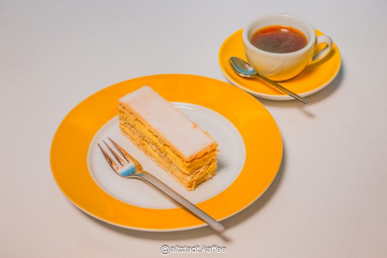 Yellow Espresso with Sweets