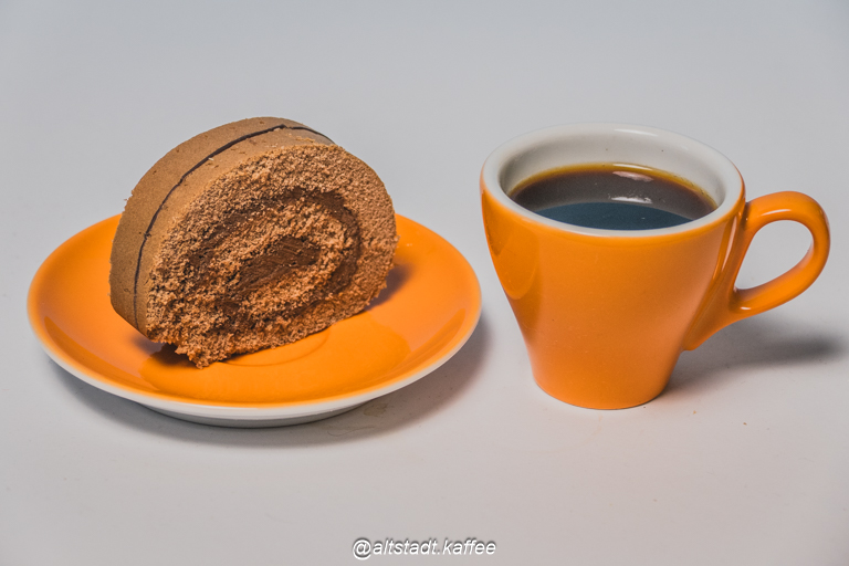Orange Espresso with Cake